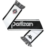 Muški šal Partizan V4, Crno-beli