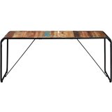  Blagovaonski stol od masivnog obnovljenog drva 180 x 90 x 76 cm | shoptok.hr