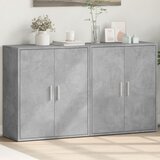 vidaXL Komode 2 kom beton sive 60 x 31 x 70 cm od konstruiranog drva Cijene