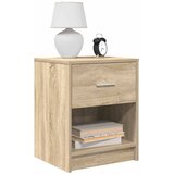  Noćni ormarići 2 kom s ladicama Sonoma hrast 40x34x50 cm | Shoptok.si