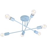  plafonski luster cambridge 6xE27/15W/230V plavi | Eponuda.com