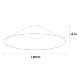 Bb Link eos cone P0862-600A5 18W 3000K crna | ePonuda.com