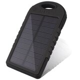 VERKGROUP Solarni 2x USB powerbank 5000mAh 1x microUSB + LED svetilka, (20407810) | Shoptok.si