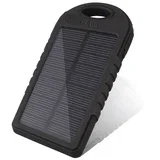 Solarni 2x USB powerbank 5000mAh 1x microUSB + LED svetilka, (20407810)