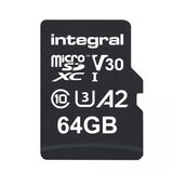 Integral Spominska kartica Micro SDXC V30 UHS-I U3, 64 GB + adapter | Shoptok.si