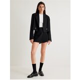 Koton Double Breasted Crop Blazer Jacket Reverse Collar Cene