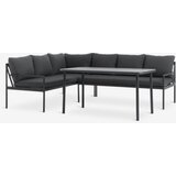  Lounge ugaona garnitura za 6 osoba crna | Eponuda.com