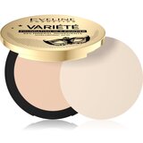 Eveline Cosmetics Variété mineralni kompaktni puder z aplikatorjem odtenek 01 Light 8 g Cene