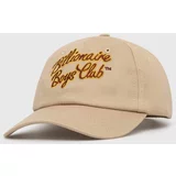 Billionaire Boys Club Pamučna kapa sa šiltom Script Logo Embroidered boja: bež, s aplikacijom, B24144