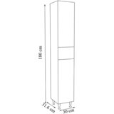 MID.YOU VISOKA OMARA 30/180/31,6 cm Slike