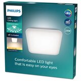 Philips LED stropna svetilka Mauve (24 W, 3.000 lm, Do x Š x V: 43 x 43 x 7,5 cm, Barva svetlobe: Topla bela) | Shoptok.si