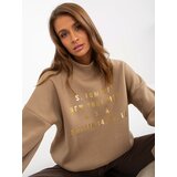 ex moda Sweatshirt-EM-BL-643.39X-dark beige | Shoptok.si
