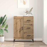  Kreveta hrast artisan 69.5 x 34 x 90 cm Konstruirano drvo | shoptok.hr