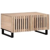  Stolić za kavu bijeli 80x51x40 cm od masivnog drva manga | shoptok.hr