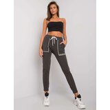 RELEVANCE Sweatpants-RV-DR-7035.70-dark khaki Cene
