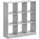 vidaXL Regal za knjige boja betona 102 x 32 x 108 cm konstruirano drvo | shoptok.hr