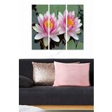 Wallity MDF1180307 multicolor decorative mdf painting (3 pieces) Cene