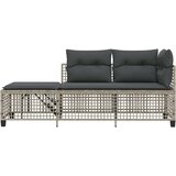  3-dijelni set kutne vrtnih sofa s jastucima od poliratana | shoptok.hr