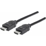 HDMI priključni kabel [1x HDMI-utikač<=> 1x HDMI-utikač] 1,80m, crn
