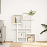 vidaXL Sobna pregrada / regal za knjige bijeli 92x29x112 cm drveni | shoptok.hr