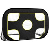 The Living Store Nogometni gol z mrežo in tarčo 120x80x80 cm poliester - Nogometni Gol Z Mrežo, (21417466) | Shoptok.si