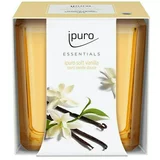 IPURO Dišeča sveča Ipuro ESSENTIALS Soft Vanilla (125 g)