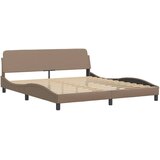 Krevet s madracem Dover cappuccino 180x200 cm umjetna koža | Eponuda.com