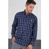 Dewberry G719 MEN'S SHIRT-NAVY BLUE - WHITE | shoptok.hr