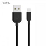 Usams podatkovni kabel U2 SJ097 Lightning 2A dožina 1 m QC - črn | Shoptok.si
