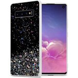 Cadorabo Case, združljiv s Samsungom v črni barvi z bleščicami - zaščitni pokrov iz fleksibilnega silikona TPU s penečimi bleščicami, (20571457) | Shoptok.si