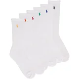 Nogavice PRF CTN CRW-CREW SOCK-6 PACK Bela