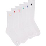 Polo Ralph Lauren PRF CTN CRW-CREW SOCK-6 PACK Bijela Cijene