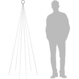  Božićno drvce na stijegu 108 LED žarulja tople bijele 180 cm | shoptok.hr