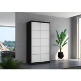 ADRK Furniture Garderobna omara z drsnimi vrati Riva - 100 cm | Shoptok.si
