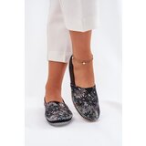 Maciejka Leather Ballet Flats With Pattern | Shoptok.si