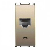 Panasonic 1M PTT CAT3e zlatna telefonska priključnica WVTT1402-4DR EU2 Thea Modular | Eponuda.com