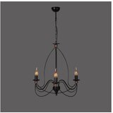 Opviq Berfin 3 Lü Siyah Rustik Multicolor Chandelier | Eponuda.com