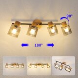 Brilagi - Stropni spot HYGGE 4xE14/15W/230V drvo/dimljeno | Eponuda.com
