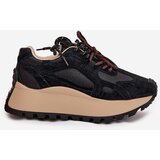 Big Star Leather Platform Sneakers Women's Big Star | Shoptok.si