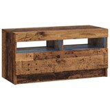  5-dijelni LED TV ormarić Staro drvo Konstruirano drvo - Staro drvo 81 cm | shoptok.hr