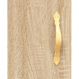  Visoka komoda hrasta sonome 69,5x34x180cm od konstruiranog drva Slike