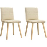 Maison Chic Jedilni stoli - Vzorci stoli 2 kosa krem blago A295, (22031736) | Shoptok.si