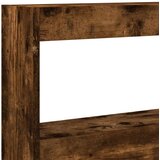 Ormarić za uzglavlje LED boja dimljenog hrasta 160x17x102 cm | shoptok.hr