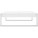  Stolić za kavu bijeli 100 x 100 x 35 cm od konstruiranog drva | Eponuda.ba