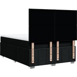  Krevet s oprugama i madracem crni 140x200 cm od tkanine | shoptok.hr