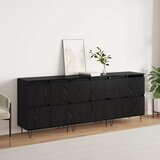  Komode 3 pcs Crni hrast | Eponuda.com