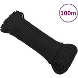 vidaXL brodski konop tamnocrni 5 mm 100 m od polipropilena cijene