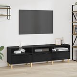 vidaXL TV ormar Crni hrast 150 x 30 x 45 cm Konstruirano drvo Cijene