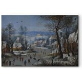  Slika - Pieter Brueghel the Younger – Winter Landscape with a Bird Trap 30x20 Na talijanskom platnu | shoptok.hr