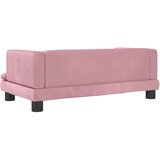  Krevet za pse ružičasti 80 x 45 x 30 cm baršunasti | shoptok.hr